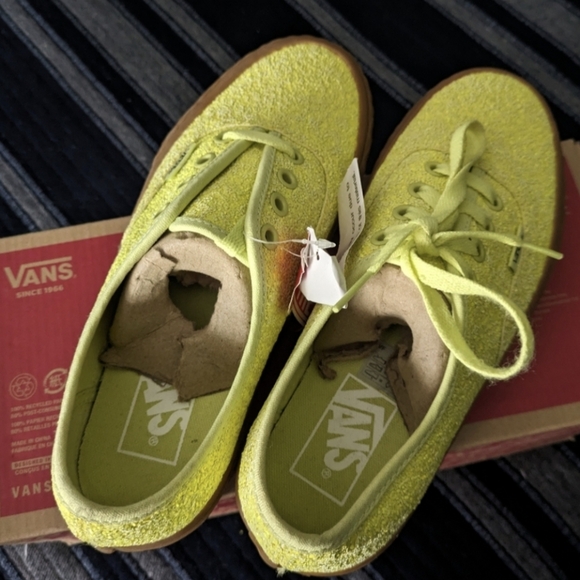 Vans Authentic Ice Cream Glitter Yellow Women Gum bottom VNOA38EMVK3 (2018) 0124 - Picture 4 of 10